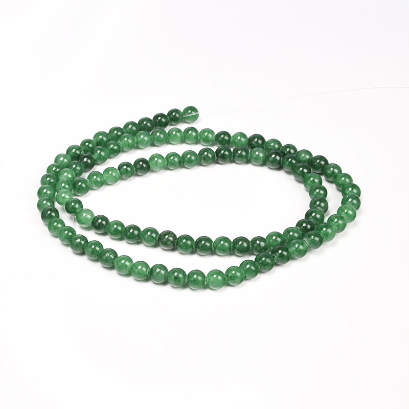 Намистини Жадеїт, Натур. камінь, 4,5 мм, Круглі (BUS-053939)