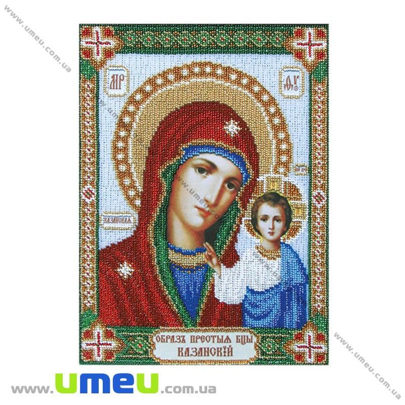 Схема для виш. бісером VDV, Ікона Казанська Т-382, 30х22 см (SXM-029394)