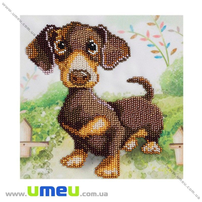 Схема для виш. бісером VDV, Такса Т-484, 17х17 см (SXM-029279)