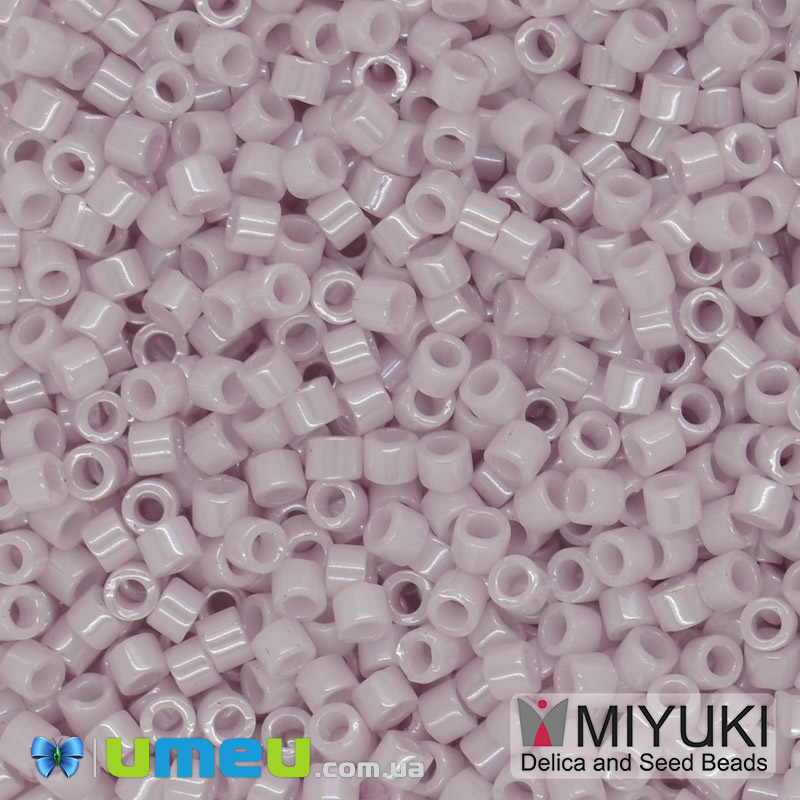 Бісер японський Miyuki Delica 11/0 DB1534, Рожево-бузковий (BIS-045405)