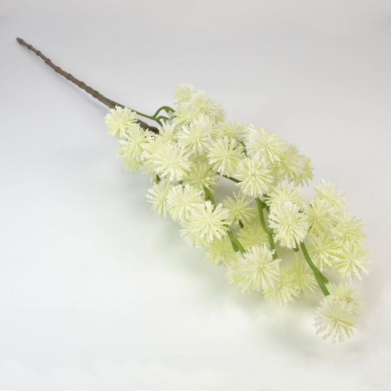 Гілка декоративна, Колючка, 60 см, Кремова (DIF-057777)