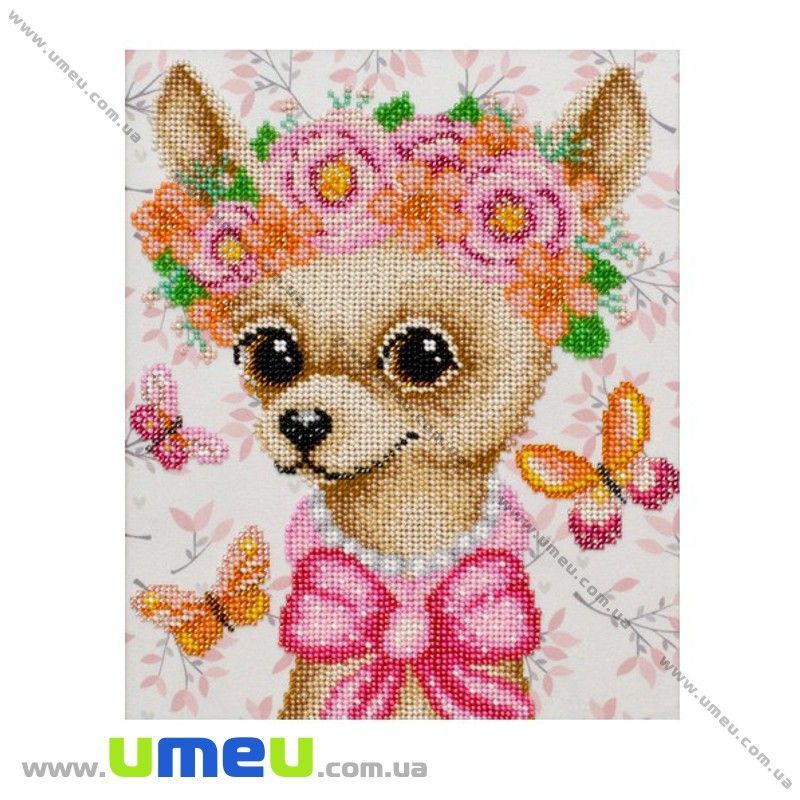 Схема для виш. бісером VDV, Маленька красуня Т-930, 24х20 см (SXM-032151)