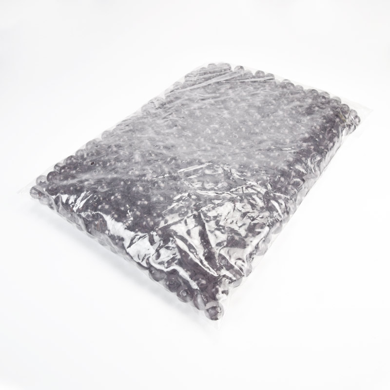 Намистини для сумок ОПТ, Акрилові, Круглі, 9,5 мм, Сірі (BUS-059852)