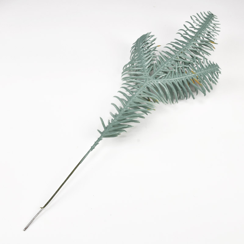 Гілка ялинки Нобіліс одностороння, 21 см, Блакитна (DEC-056930)