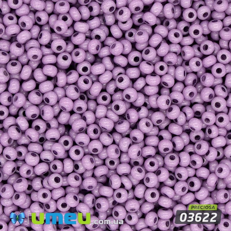Бісер чеський №273/03622, Фіолетовий, Натуральний, 10/0 (BIS-043835)