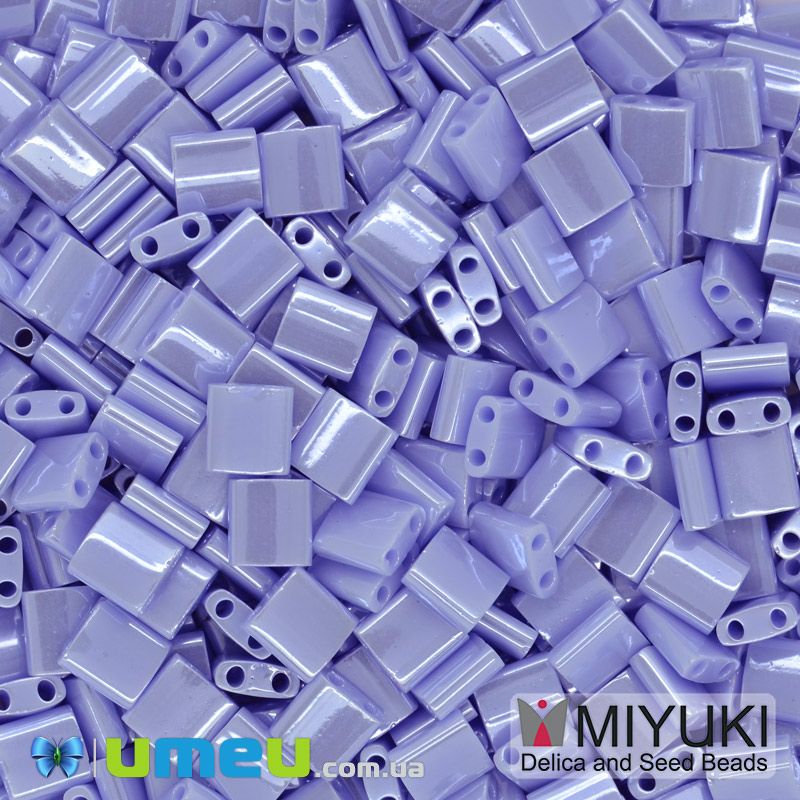 Бісер японський Miyuki TILA №446, 5х5 мм, Блакитний (BIS-046051)