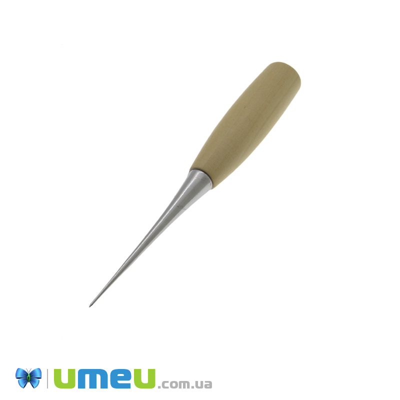 Шило з дерев'яною ручкою, 12 см (INS-041159)