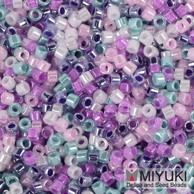 Бісер японський Miyuki Delica 11/0 DBmix125, Різнокольоровий (BIS-055963)