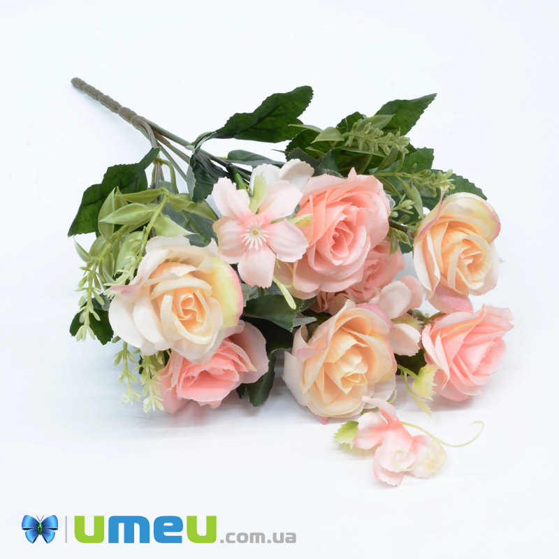 Букет троянд, 32 см, Персиковий (DIF-044851)