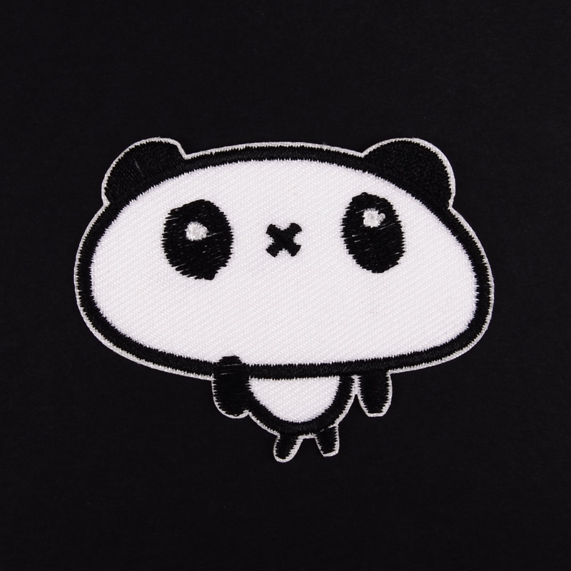 Аплікація на клейовій основі Панда, 6,5х5 см, Біла (APL-055056)