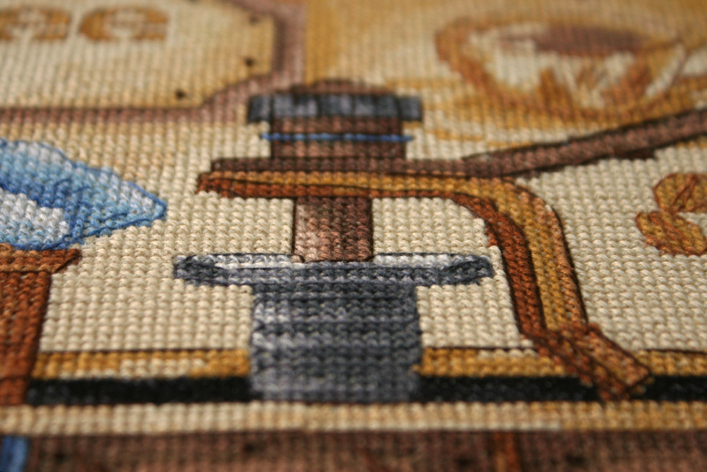 Набір для вишивання нитками Абрис Арт, Кава в зернах, 40х54 см (SXM-024907)