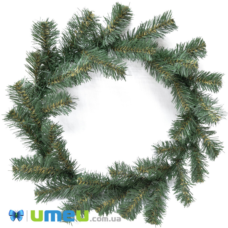 Різдвяний вінок, Зелений, 30 см (DEC-042869)