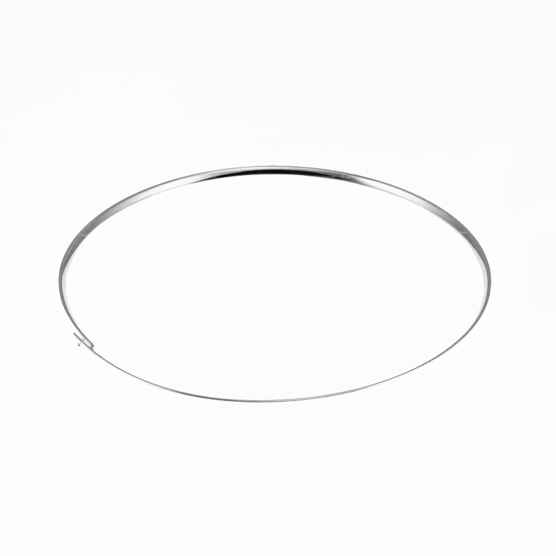 Основа металлическая для колье, 13 cм, Светлое серебро (OSN-056079)