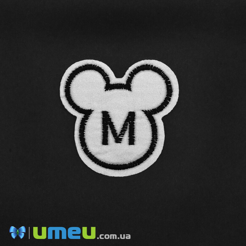 Термоаплікація Мікі, 5х5 см, Світловідбиваюча (APL-042569)