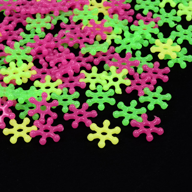 Намистини-розділювачі пластикові, 10 мм, Мікс (BUS-055006)