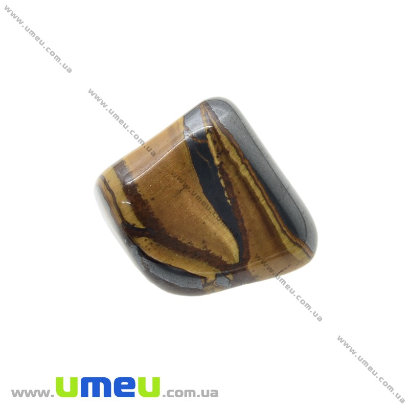 Галтовка Тигровый глаз с гематитом, 20х22х18 мм (POD-026087)