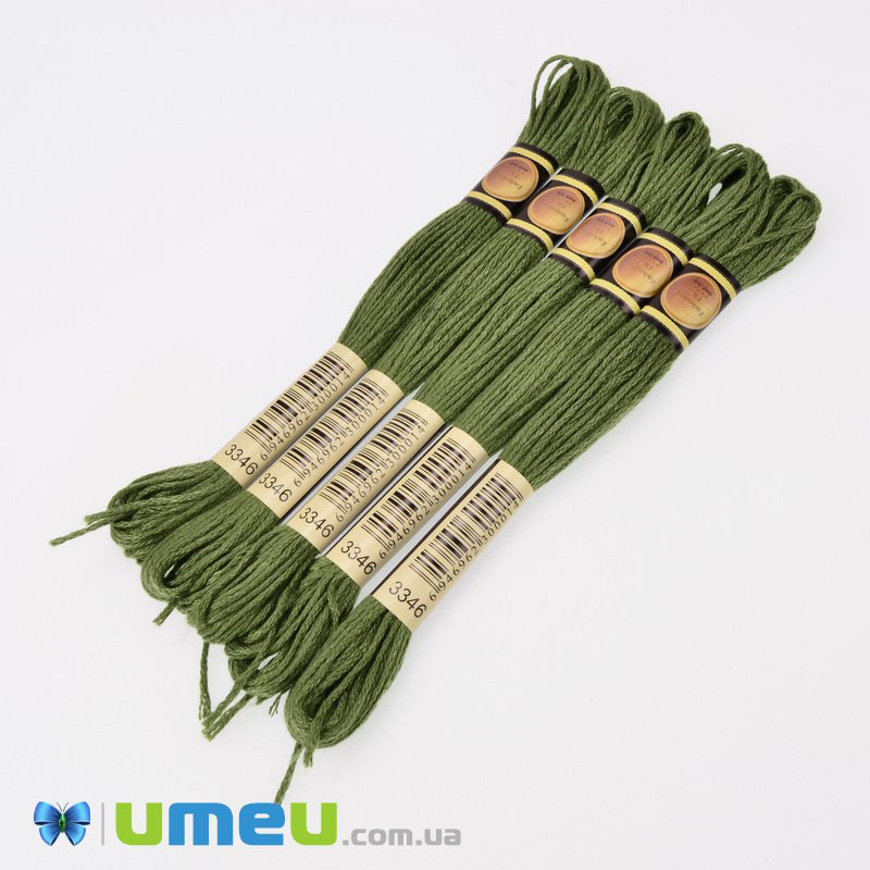 Мулине CXC 3346 Грязновато-зеленый (CXC-050372)