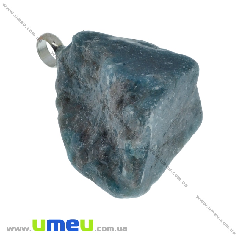 Підвіска з натурального каменю Апатит, 36х23х18 мм (POD-014420)