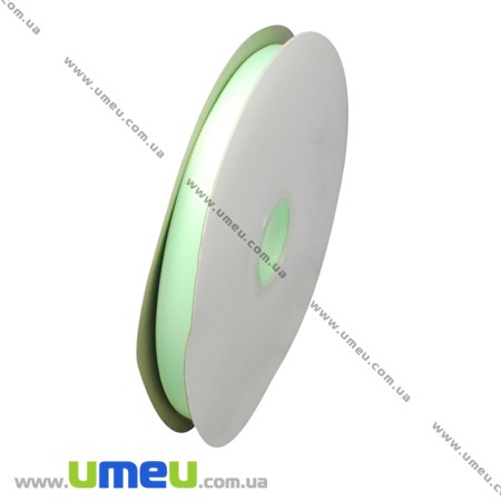 Репсова стрічка, 6 мм, Салатова (LEN-007177)