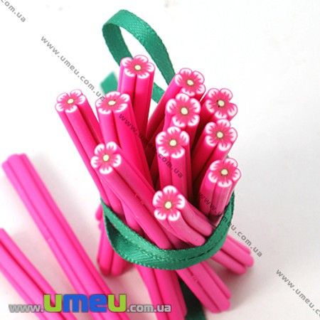 Паличка FIMO Квітка рожевий, 50 мм (DIF-003546)
