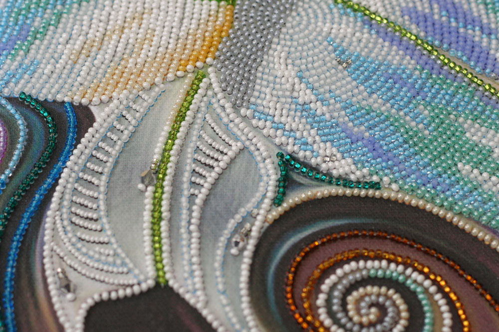 Набір для вишивання бісером на полотні Абрис Арт, Принцеса флори, 40х30 см (SXM-024892)