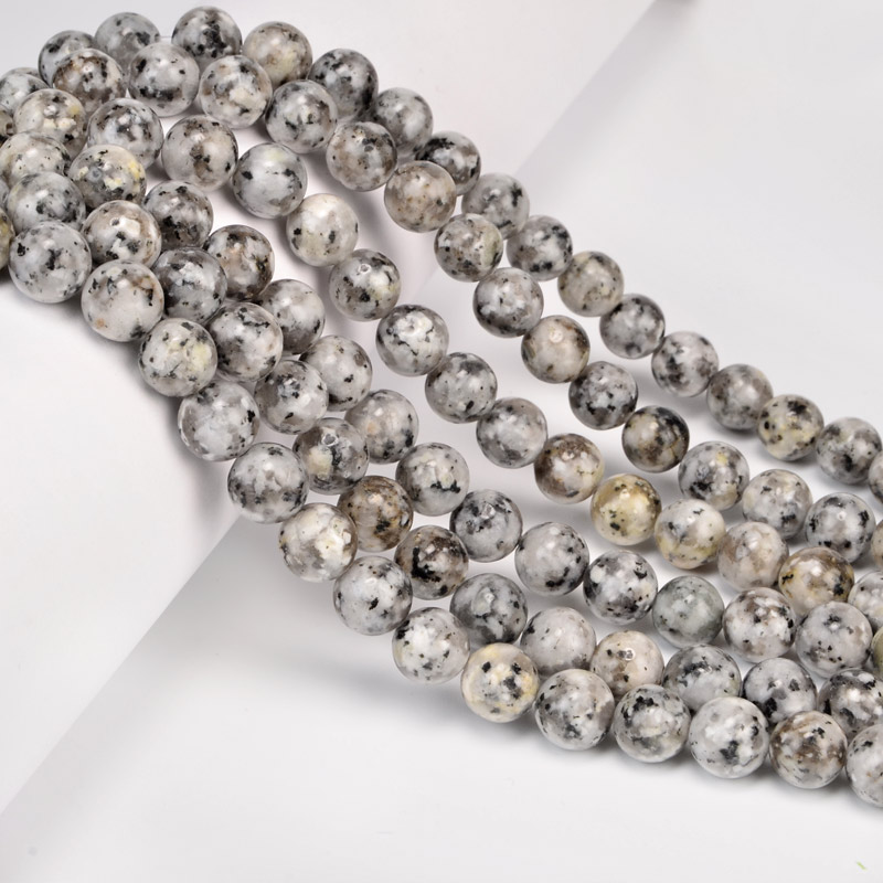 Намистини Граніт, Натур. камінь, 8,5 мм, Круглі (BUS-053953)