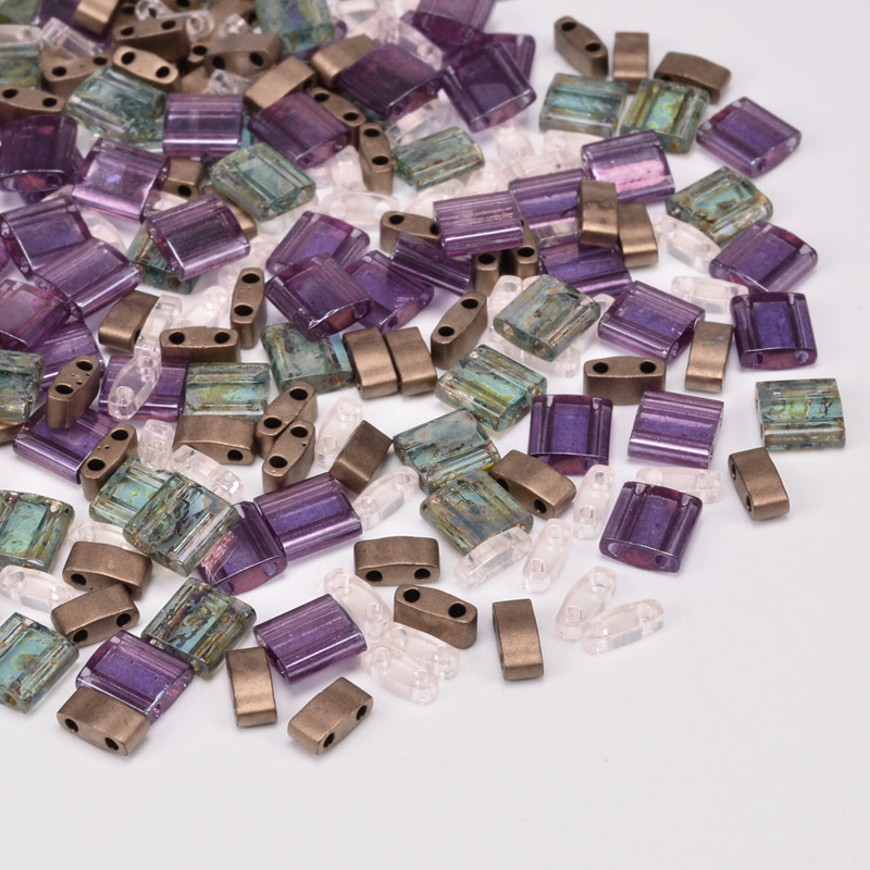 Бісер японський Miyuki TILA №mix22, Різнокольоровий (BIS-053260)