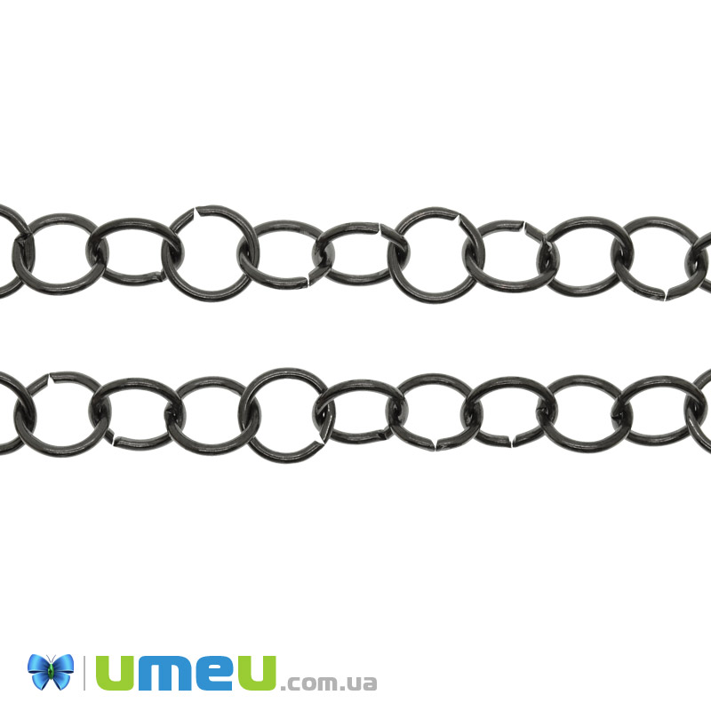Ланцюг, Чорний, 15 мм (ZEP-040216)