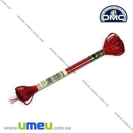 Муліне DMC Jewel E321, Червоний рубін, Сяйво дорогоцінних каменів (DMC-006326)