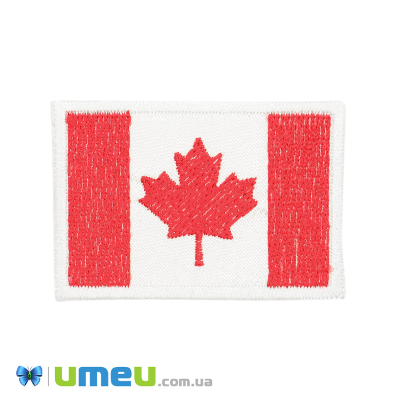 Термоаплікація Прапор Канади, 6,5х4,5 см (APL-042547)