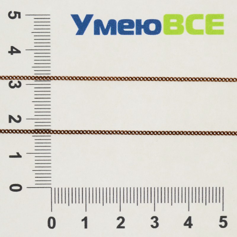 Ланцюг, Мідь, 2х1 мм (ZEP-009630)