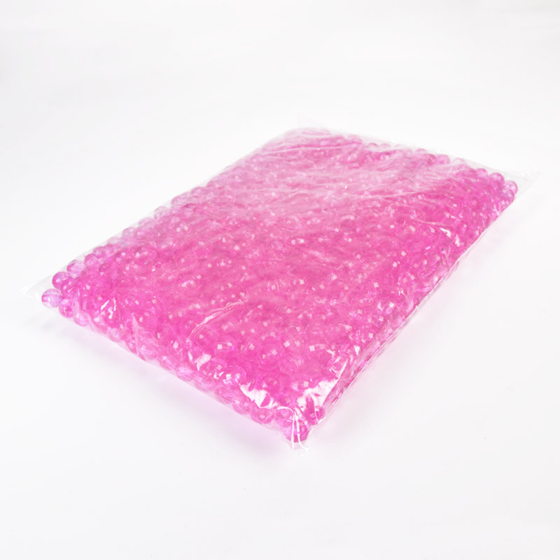 Намистини для сумок ОПТ, Акрилові, Круглі грановані, 9,5 мм, Малинові (BUS-059777)