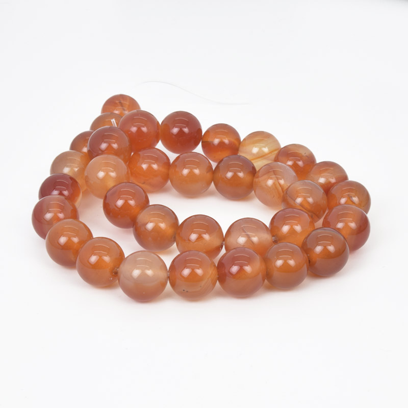 Намистини Сердолік, Натур. камінь, 12,5 мм, Круглі (BUS-058060)
