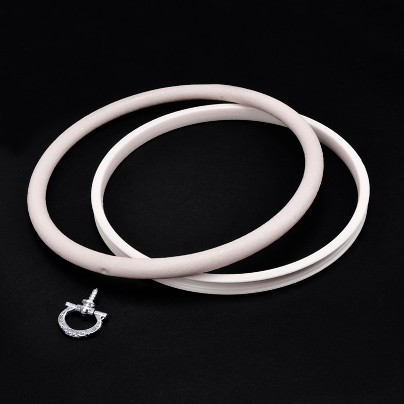 Пяльці-рамка NURGE круглі пластикові 17 см, Кремові (MUL-053315)