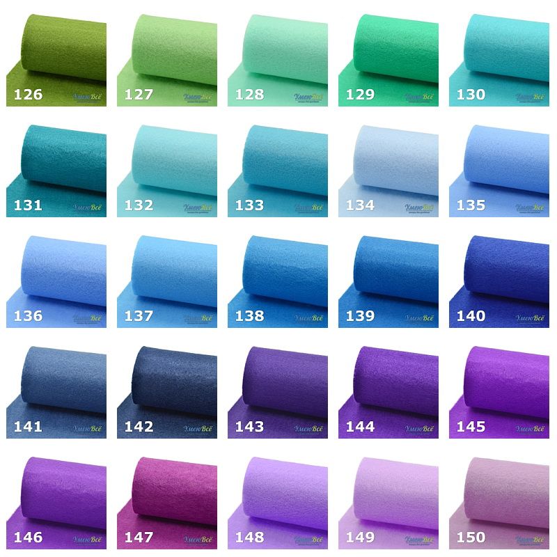 Фетр 1 мм, 30х30 см, 151 Бузковий (FLT-011361)