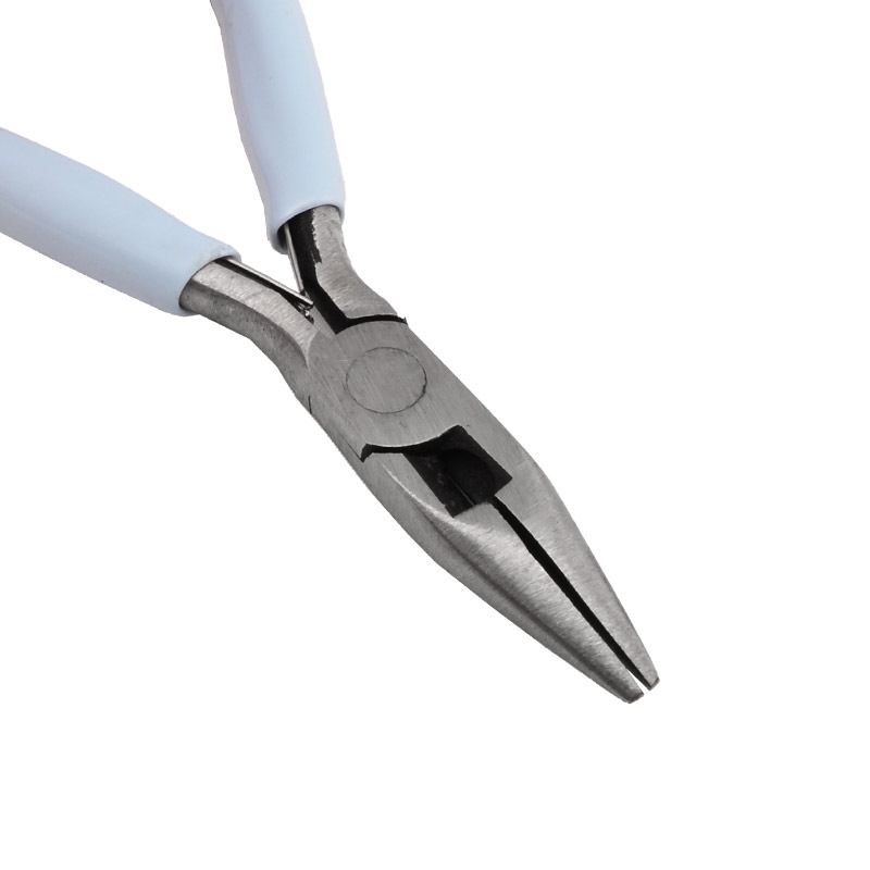 Инструмент Тонкогубцы с кусачками, Голубой, 12,5 см (INS-053916)