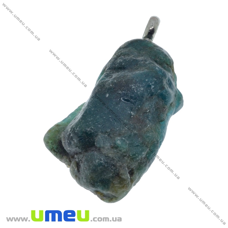 Підвіска з натурального каменю Апатит, 48х24х11 мм (POD-020143)