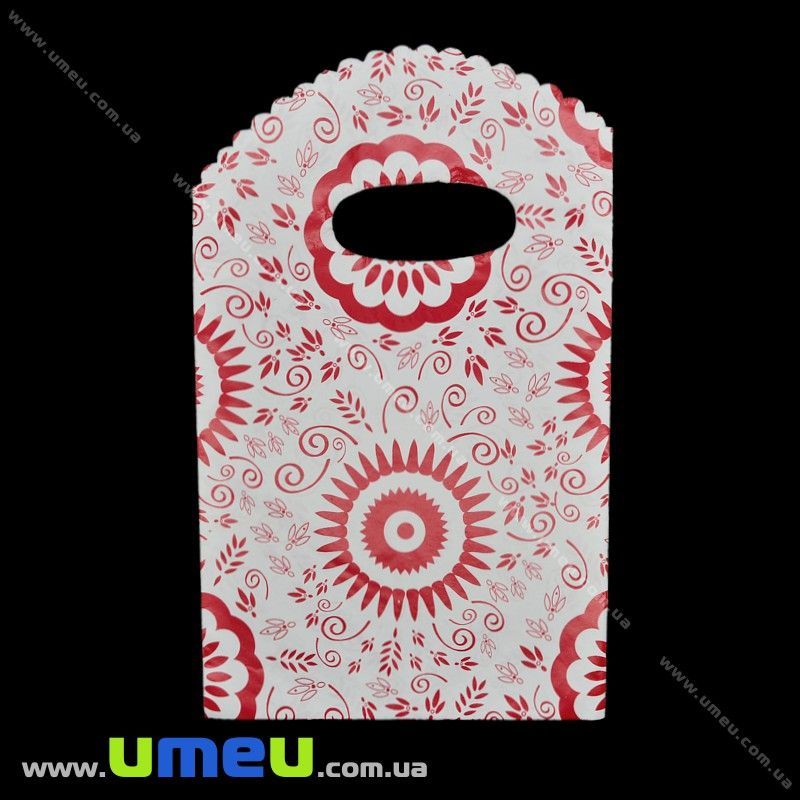 Подарунковий пакетик, 19х12 см, Червоний (UPK-026254)