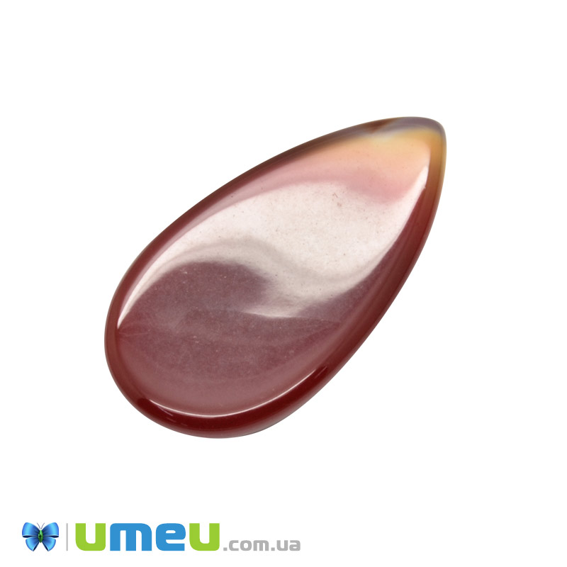 Кабошон нат. камінь Сердолік, Крапля, 28х15,3 мм (KAB-050654)