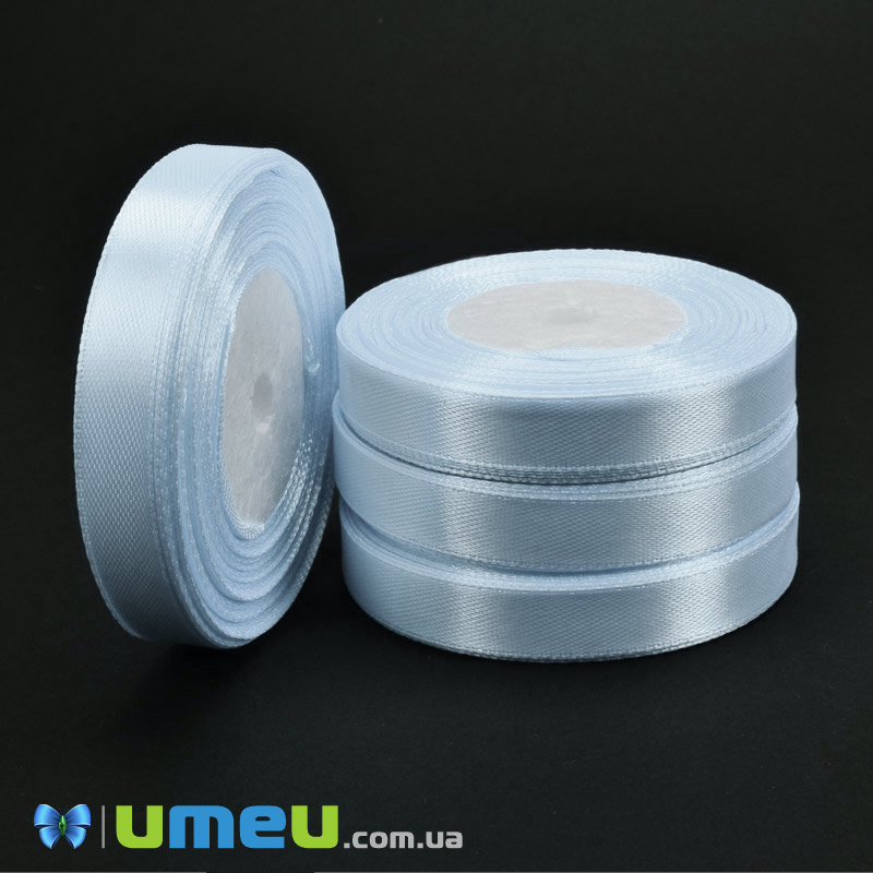 Атласна стрічка, 12 мм, Блакитна (LEN-051047)