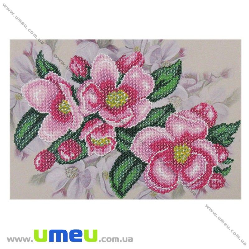 Схема для виш. бісером VDV, Яблучне цвітіння Т-100, 33х23 см (SXM-029185)