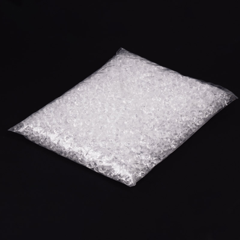 Намистини для сумок ОПТ, Акрилові, Ронделі, 10х6 мм, Прозорі (BUS-056153)