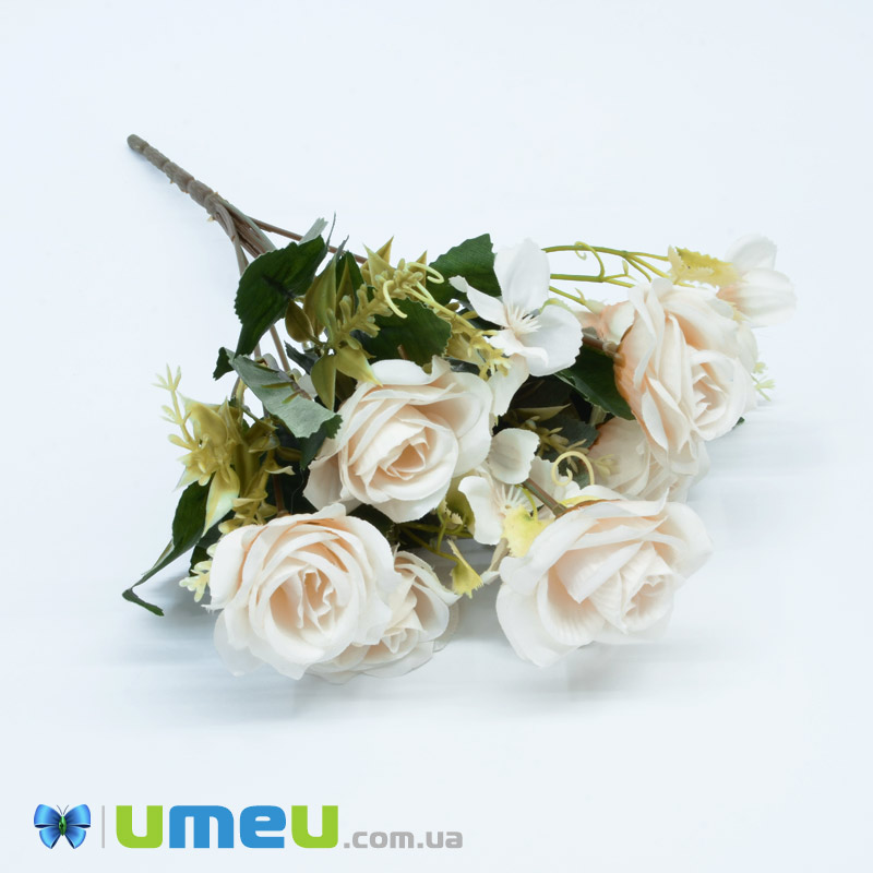 Букет троянд, 32 см, Кремовий (DIF-044847)