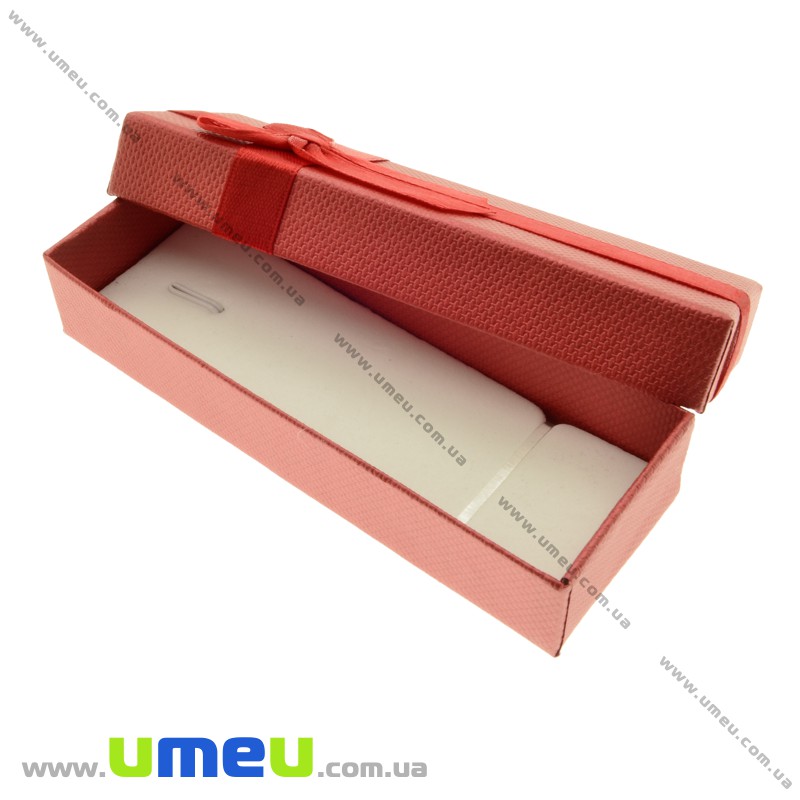Подарункова коробочка Прямокутна, 12х4,5х2,5 см, Червона (UPK-023183)