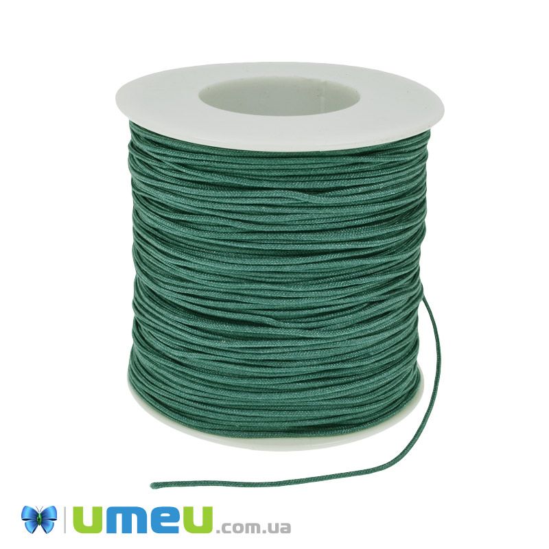 Нейлоновий шнур (для браслетів Шамбала), 1,0 мм, Бірюзовий (LEN-047104)