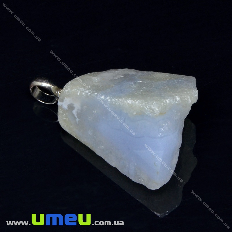 Підвіска з натурального каменю Сапфирин, 36х24х19 мм (POD-026129)