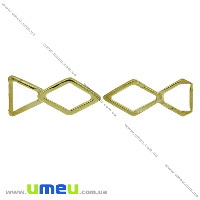 Пряжка металева роз'ємна, 58х21 мм, Золото (SEW-023973)