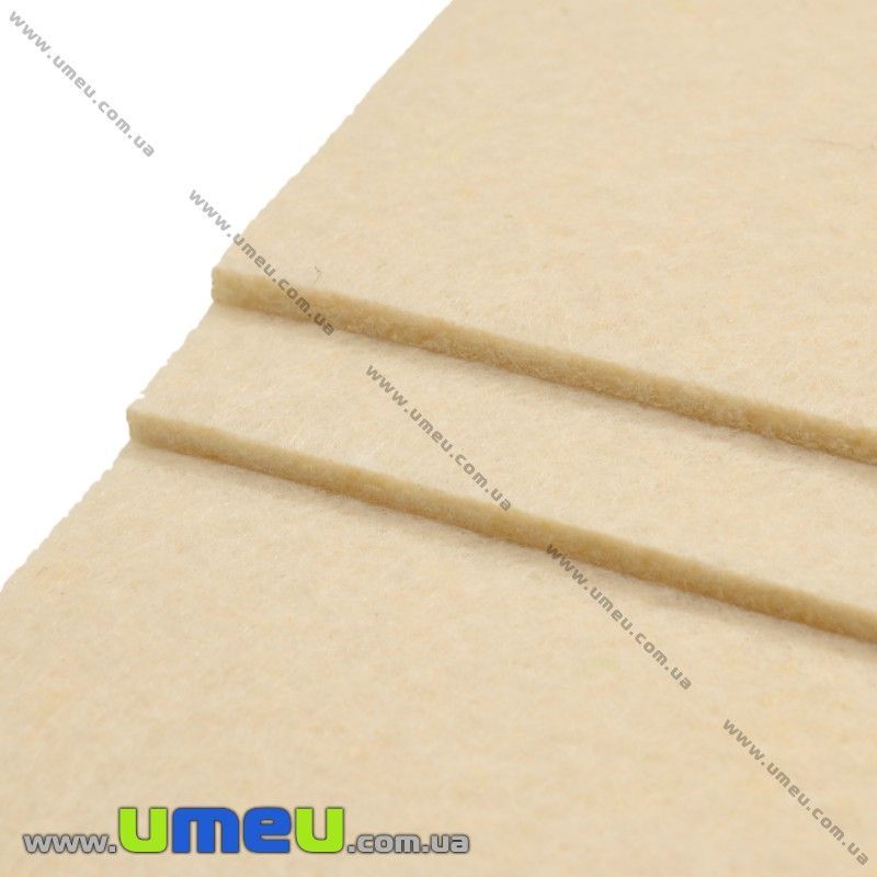 Фетр 3 мм, 20х30 см, 334 Бежевий (FLT-019373)