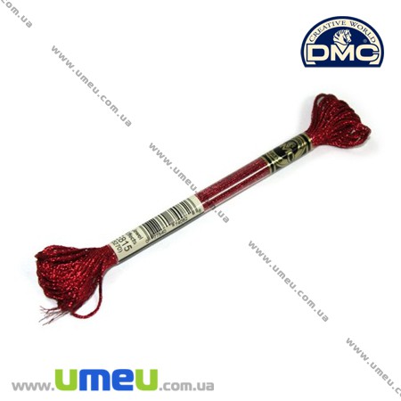 Мулине DMC Jewel E815, Темно-красный рубин, Сияние драгоценных камней (DMC-006334)