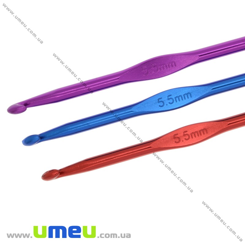 Гачок для в'язання алюмінієвий 5,5 мм (YAR-023472)